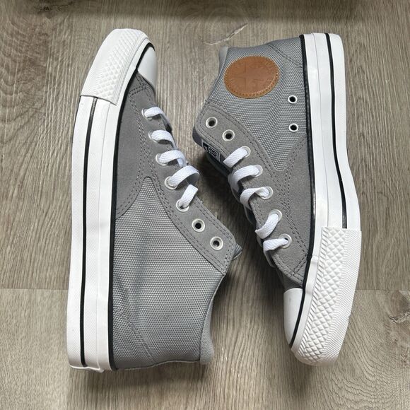 Converse CTAS Malden Street Mid Canvas Mens 11 Gray Shoes Sneakers A09499C NEW - Picture 9 of 10